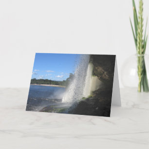 Vattenfall 1, Venezuela Jungle Ligge Fine Art Kort