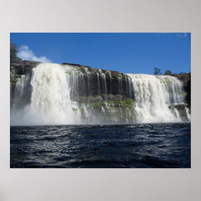 Vattenfall 4 Venezuela Jungle Ligge Fine Art Poster (Framsidan)