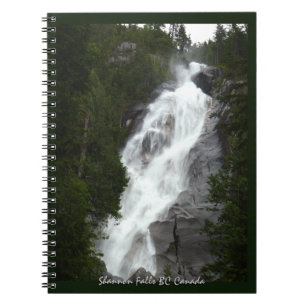 Vattenfall Anteckningsbok Shannon Falls BC Souveni Med Spiral