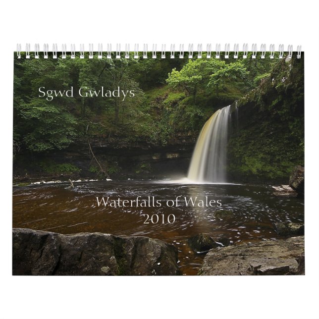 Vattenfall av Wales 2010 Kalender (Omslag)