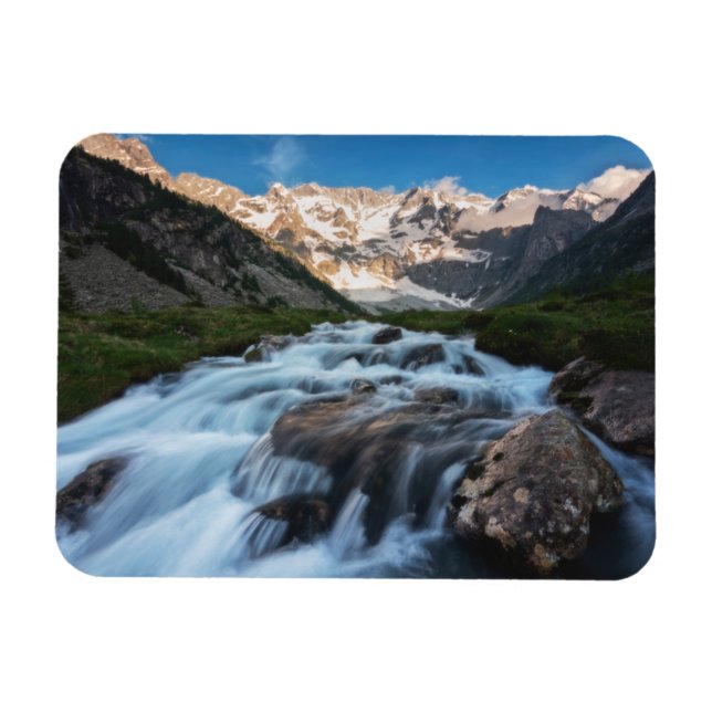 Vattenfall | Aviolo Sjö, Italien Magnet (Horisontell)