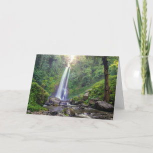 Vattenfall Bali, Indonesien Kort