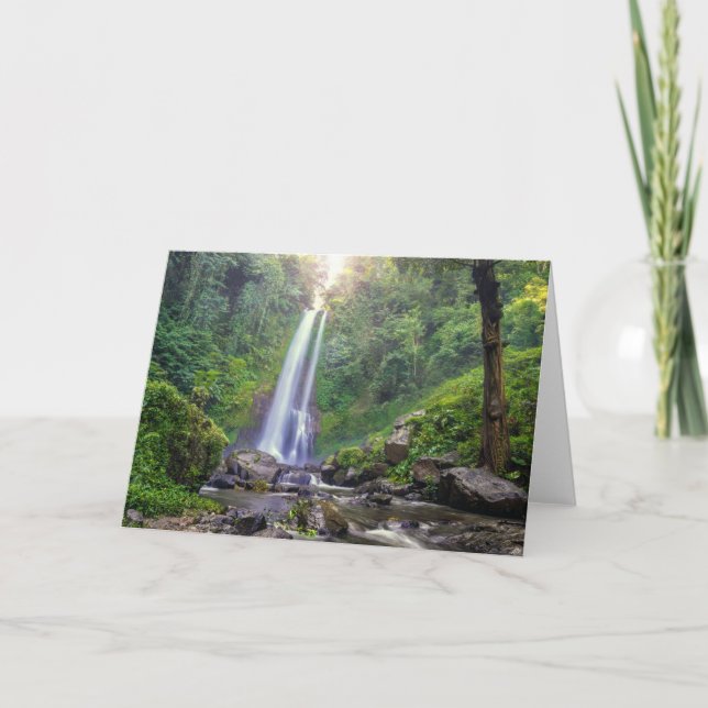Vattenfall | Bali, Indonesien Kort (Framsida)