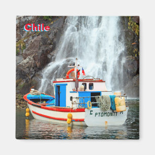 Vattenfall & Boat, Chile Magnet