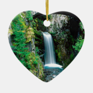 Vattenfall Christine Mount Rainier Julgransprydnad Keramik