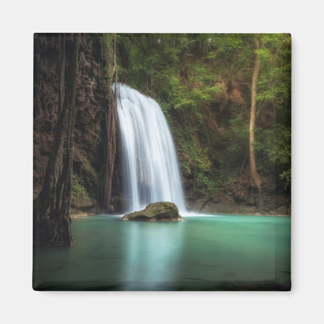 Vattenfall | Erawan Waterfall, Thailand Magnet (Framsidan)