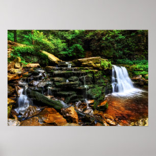 Vattenfall Fantasy 19x13 Poster