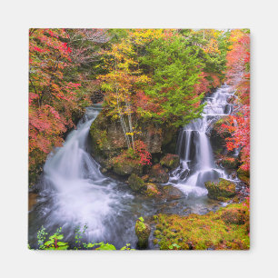 Vattenfall Faucet Waterfalls Nikko Japan Fall Magnet