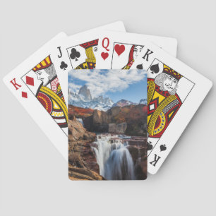 Vattenfall Fitz Roy Mountain, Argentina Casinokort