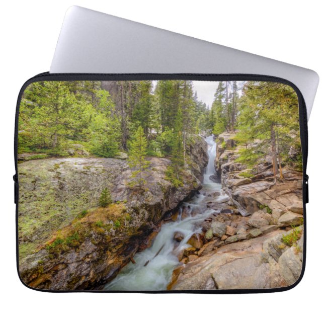 Vattenfall & flodkaskad laptop fodral (Framsidan)