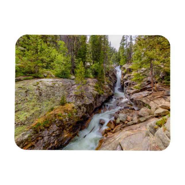 Vattenfall & flodkaskad magnet (Horisontell)