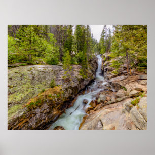 Vattenfall & flodkaskad poster