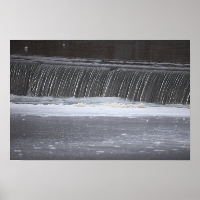 Vattenfall Fotoaffisch Poster (Framsidan)