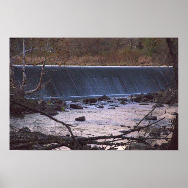 Vattenfall Fotoaffisch Poster (Framsidan)
