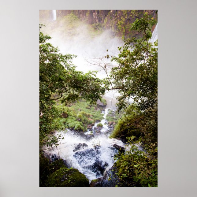 Vattenfall från ovan. poster (Framsidan)