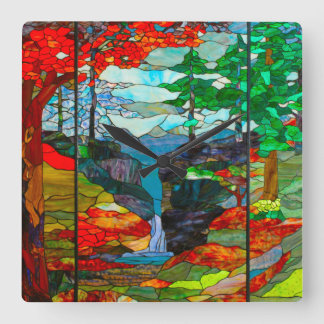 Vattenfall Fyrkantig Klocka