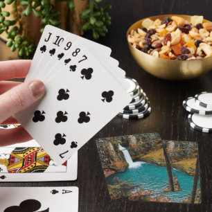Vattenfall Gömt i Skogen Casinokort