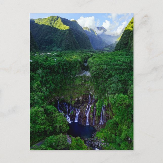 Vattenfall | Grand Galet Falls Vykort (Framsida)