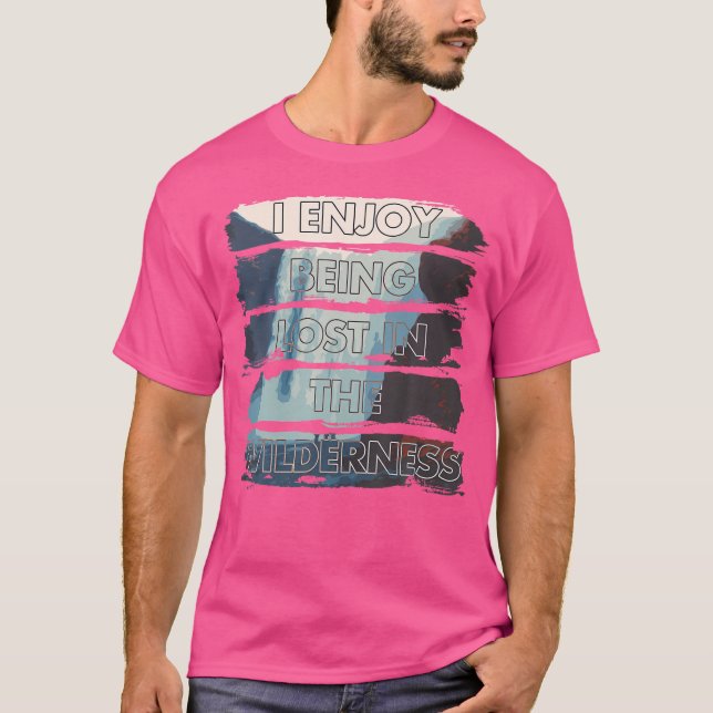 Vattenfall - Hängande och camping vildmark T Shirt (Framsida)