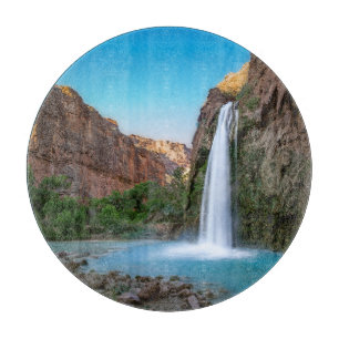 Vattenfall Havasu Falls vid Sunset