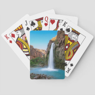 Vattenfall Havasu Falls vid Sunset Casinokort
