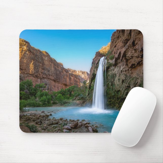 Vattenfall | Havasu Falls vid Sunset Musmatta (Med mus)