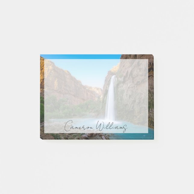 Vattenfall | Havasu Falls vid Sunset Post-it Block (Framsida)