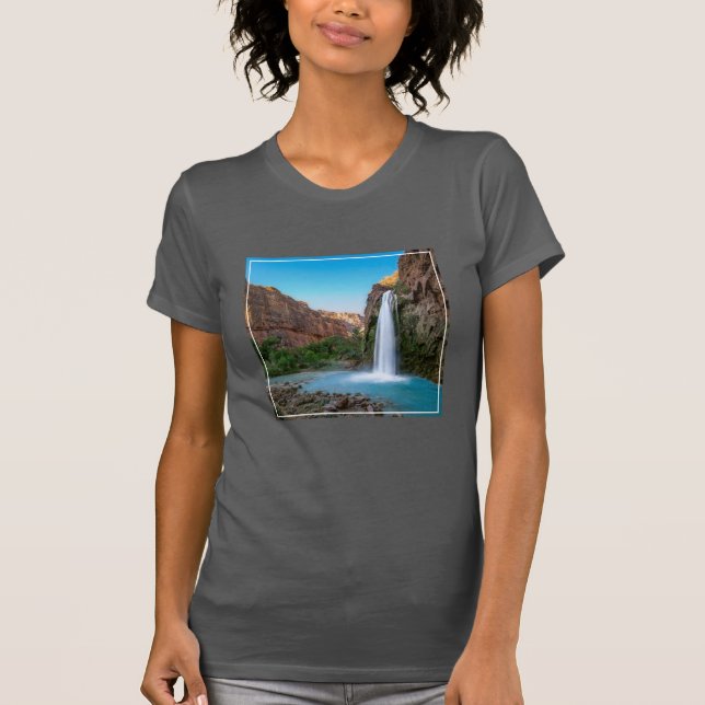 Vattenfall | Havasu Falls vid Sunset T Shirt (Framsida)