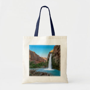 Vattenfall Havasu Falls vid Sunset Tygkasse