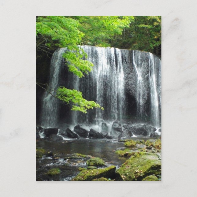 Vattenfall i Aizu Vykort (Framsida)