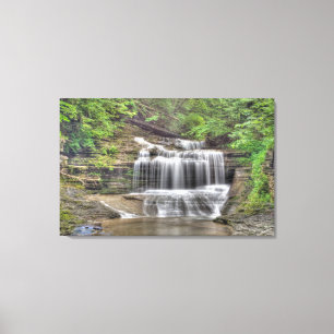 Vattenfall i Buttermilk Gorge Canvastryck