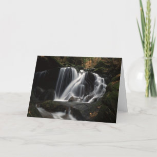 Vattenfall i Connecticut Notecards Kort