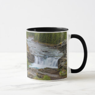 Vattenfall i den kanadensiska rocky mountains mugg
