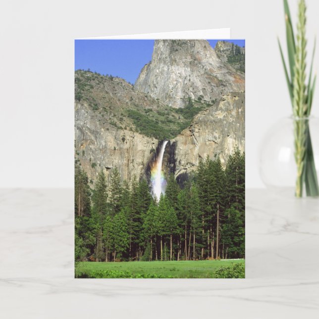 Vattenfall i den Yosemite nationalparken, Kort (Framsida)