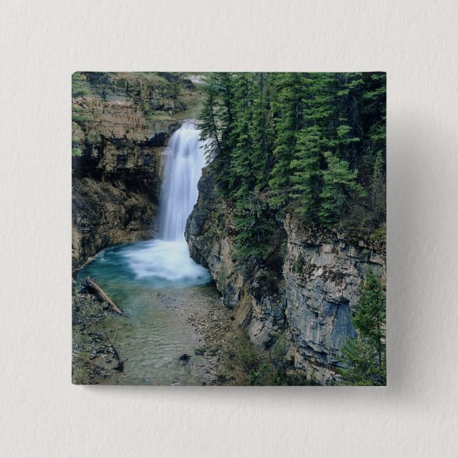 Vattenfall i Falls Creek i Lewis och Clark Knapp (Framsida)