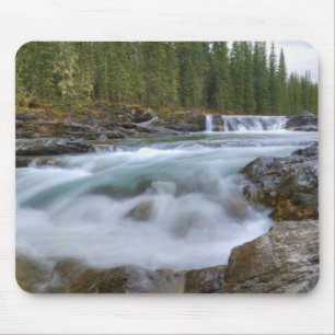 Vattenfall i fårfloden i rocky mountains musmatta