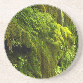 Vattenfall i grönt underlägg