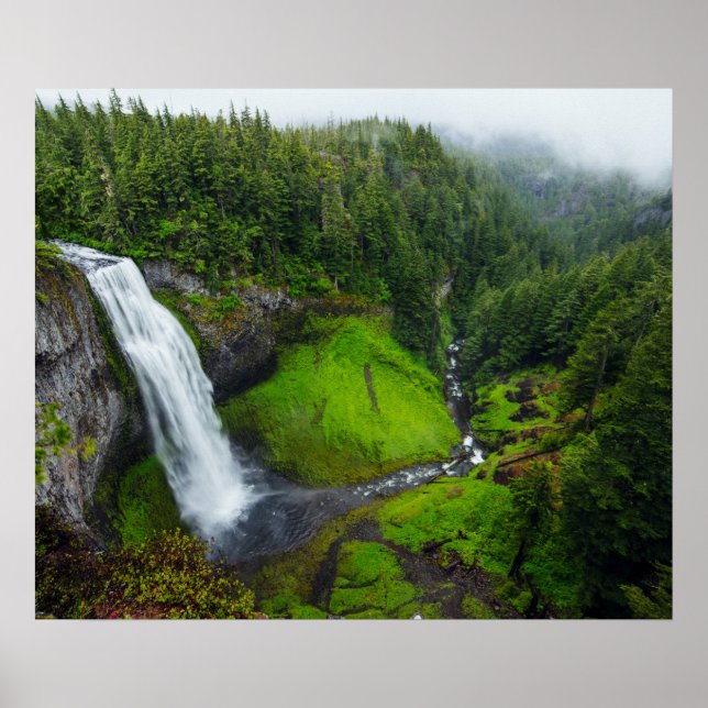 Vattenfall i grönten poster (Framsidan)
