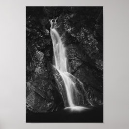 Vattenfall i helvetet Gorge, Slovenien Poster