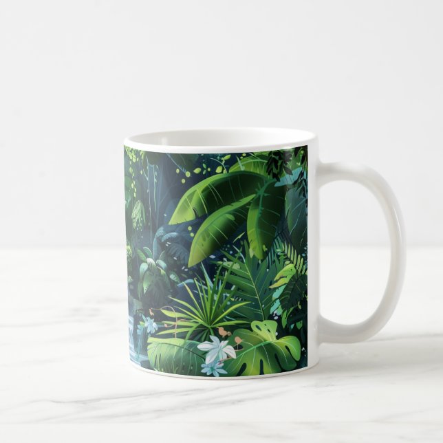 Vattenfall i Jungle Kaffemugg (Höger)