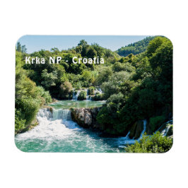 Vattenfall i Krka nationalpark - Dalmatien, Kroati Magnet