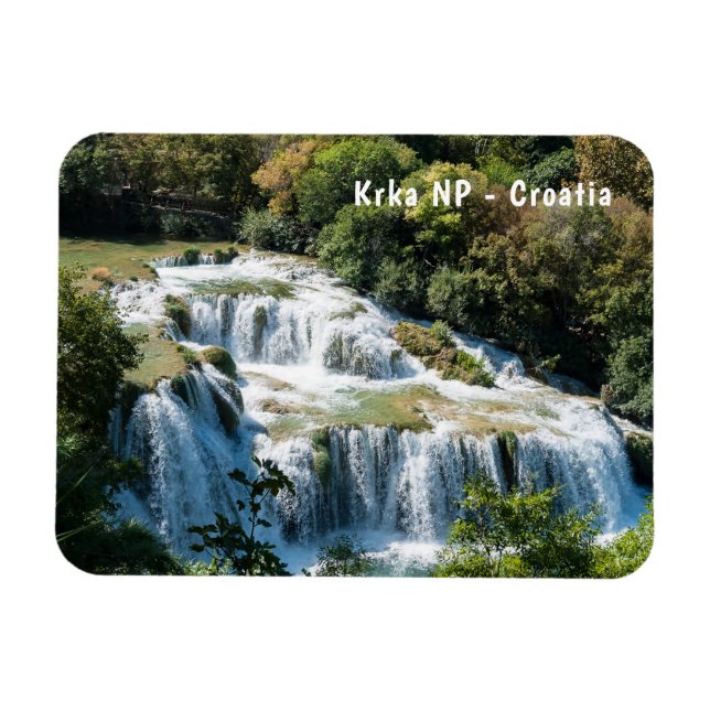 Vattenfall i Krka-nationalparken - Dalmatien, Kroa Magnet (Horisontell)