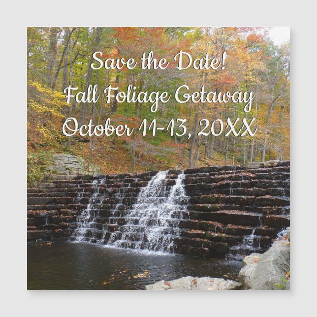 Vattenfall i Laurel Backe State Park I (Framsida)