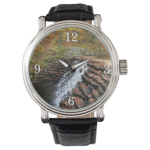 Vattenfall i Laurel Backe State Park II Armbandsur