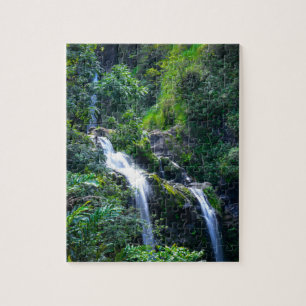 Vattenfall i Maui Hawaii Pussel