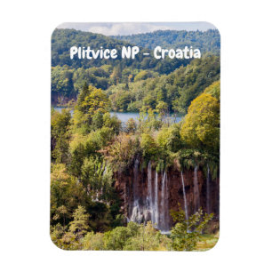 Vattenfall i Plitvice nationalpark - Kroatien Magnet