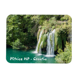 Vattenfall i Plitvice nationalpark - Kroatien Magnet