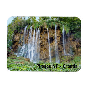Vattenfall i Plitvice nationalpark - Kroatien Magnet