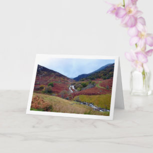 Vattenfall i Snowdonia, Wales Kort