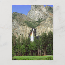 Vattenfall i Yosemite National Park, Kalifornien Vykort